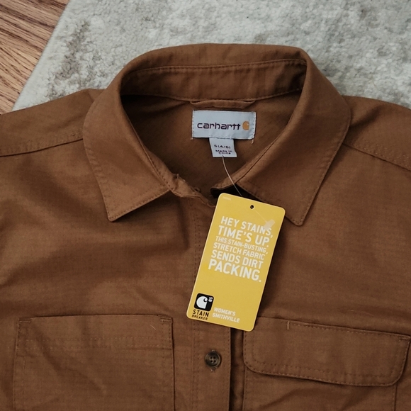Carhartt Brown Smithville Shirt - Picture 3 of 8
